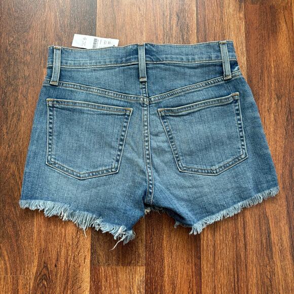 J.Crew Mid Rise Denim Short with Raw Hem - Size 25 - Picture 6 of 6